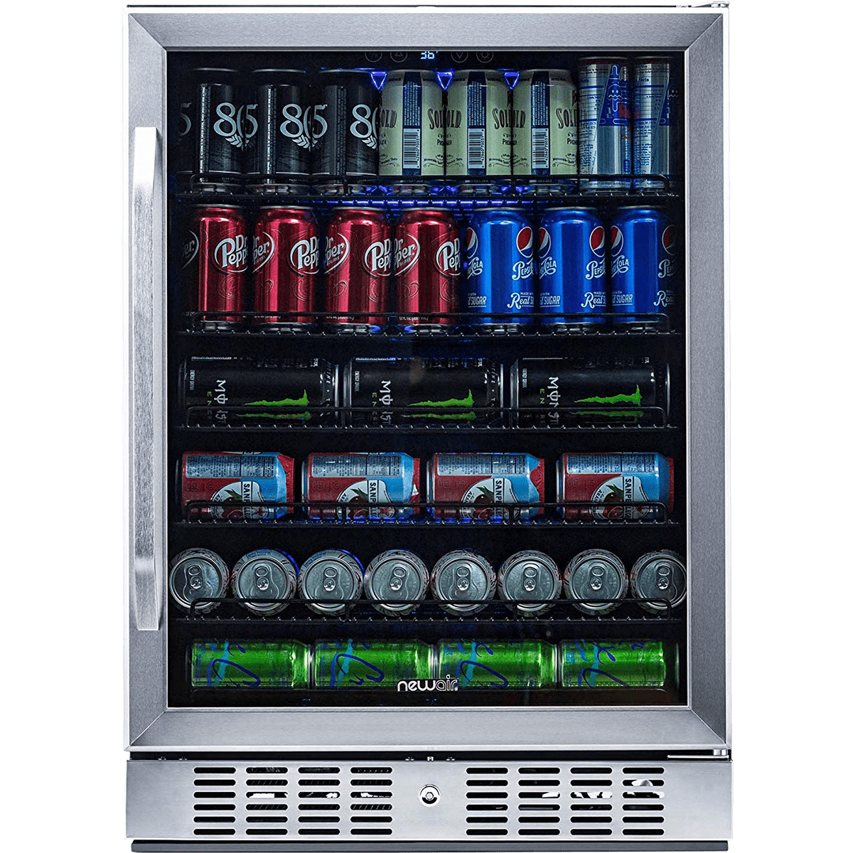Newair 177 Can Deluxe Beverage Cooler Quench Essentials